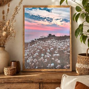 Coucher de soleil floral A2